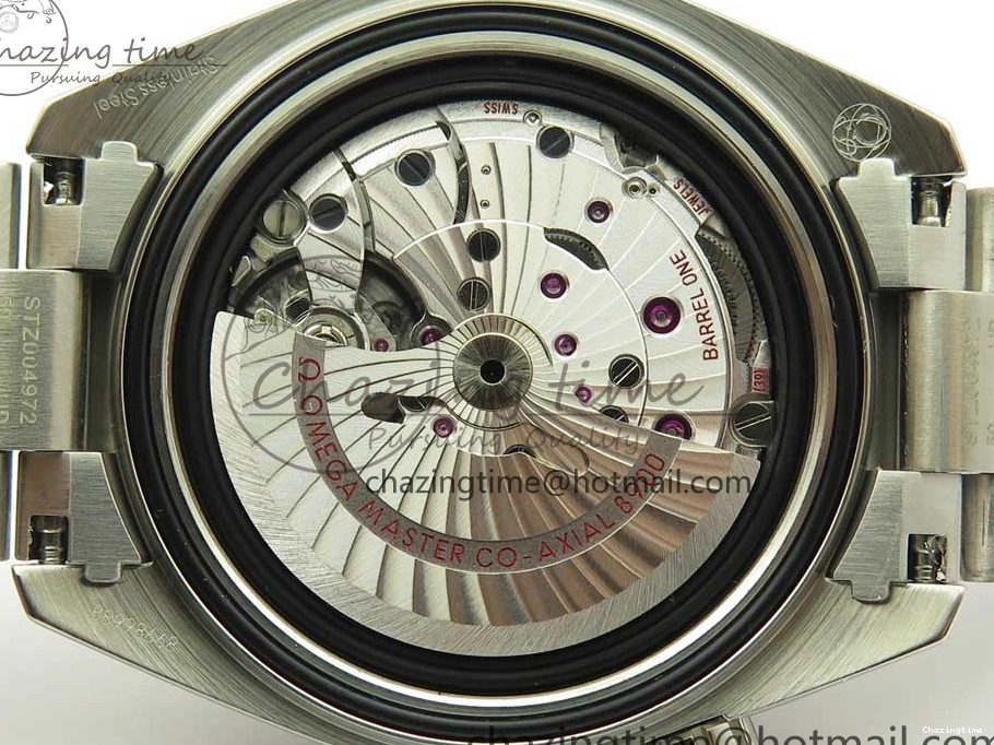 0407 Trendy Planet Ocean 43.5mm SS VSF 1:1 Best Edition Black Ceramic Bezel and Dial on SS Bracelet A8900 Super Clone 7973